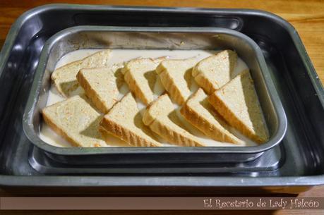 Budín de pan y mantequilla con mermelada de moras - CWK