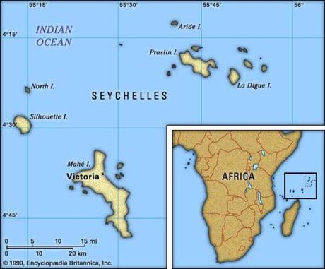 seychelles mapa