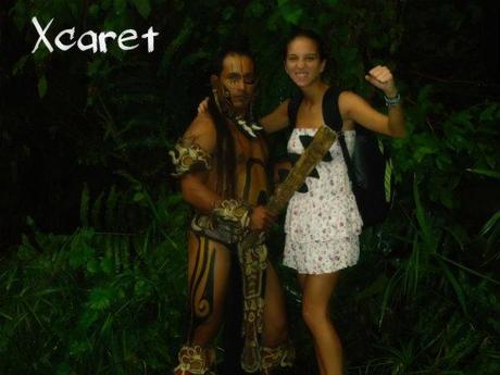 Espectáculo en el Parque Xcaret 