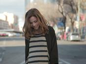 Mini lentejuelas jersey rayas