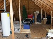 buhardilla oscura estudio vintage