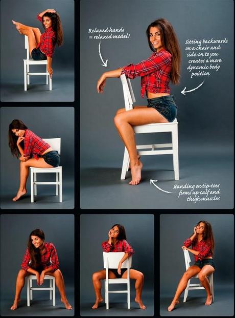 Muchas mas poses de ejemplo para posados.