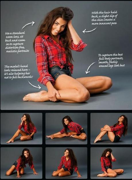 Muchas mas poses de ejemplo para posados.