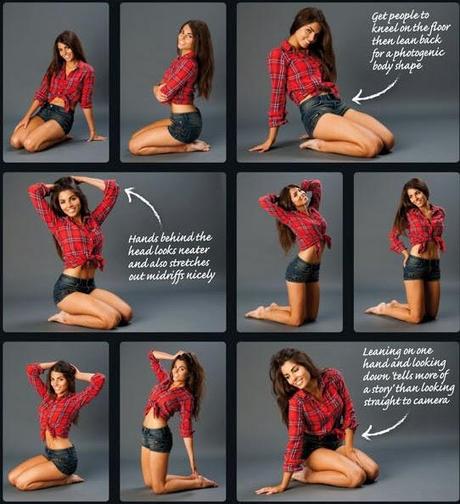 Muchas mas poses de ejemplo para posados.