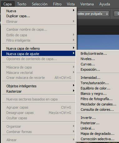 Unidad III – Trabajando con Photoshop CS6: Capas de Ajuste