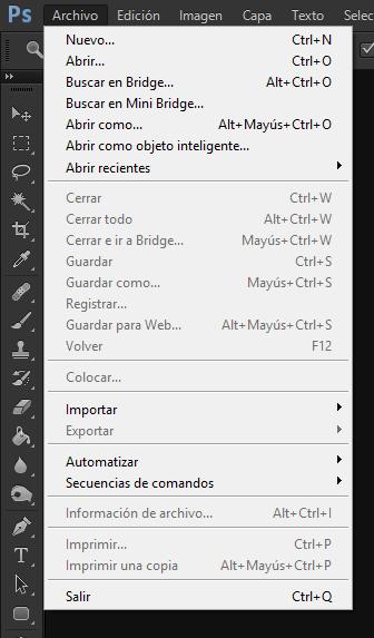 Unidad 1 – Photoshop, el entorno de trabajo de Photoshop CS6 (IV)