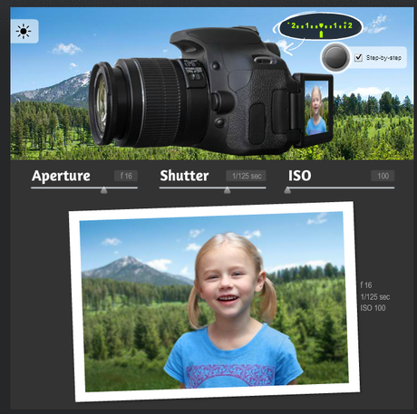 Simulador de una SLR digital