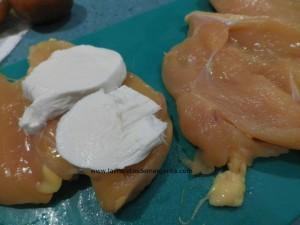 Pechuga de pollo rellena-Paso a Paso