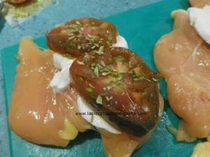 Pechuga de pollo rellena-Paso a Paso