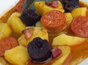 Patatas fabada olla