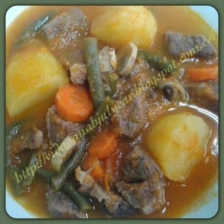 Guisado de ternera