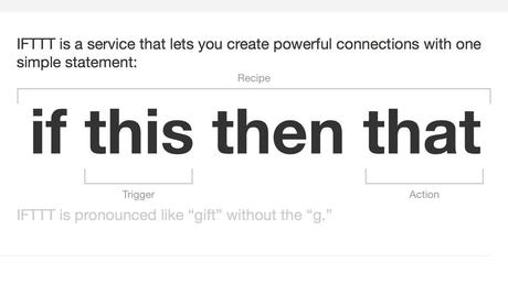IFTTT: Pon internet a trabajar por ti