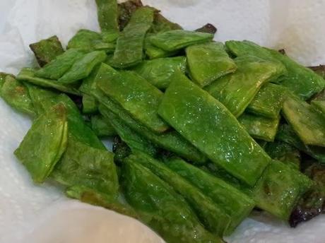Judías verdes fritas guarnición diferente y rápida