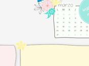 Wallpaper calendario descargable: marzo