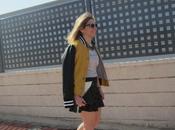 Look312-26.2.20148:30trend: bomber jacket skirt with fr...