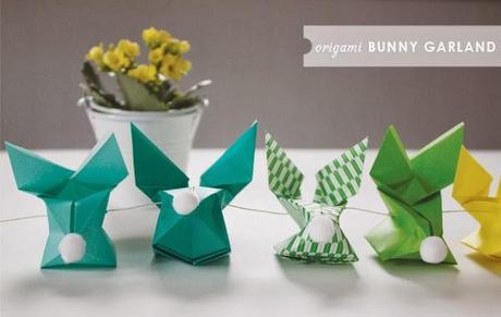 kilika hecho a mano origami conejo