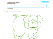 Técnica dáctilo-pintura años Aprestamiento