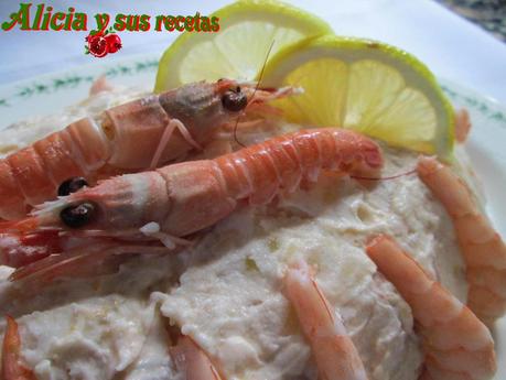 ENSALADILLA RUSA DE GAMBAS