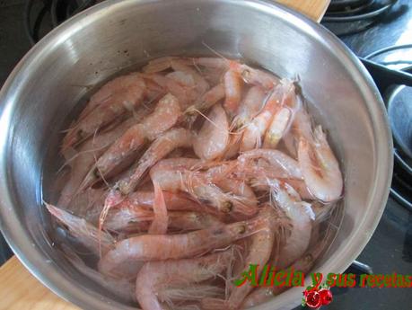 ENSALADILLA RUSA DE GAMBAS