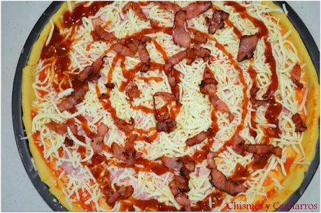 Pizza Esponjosa estilo Bacon Crisppy