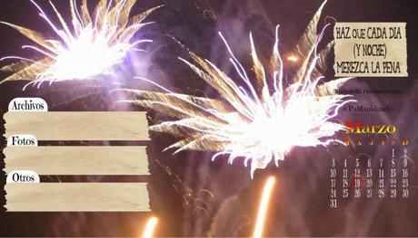 Calendario Marzo, Bloguer@s Fandanguer@s,