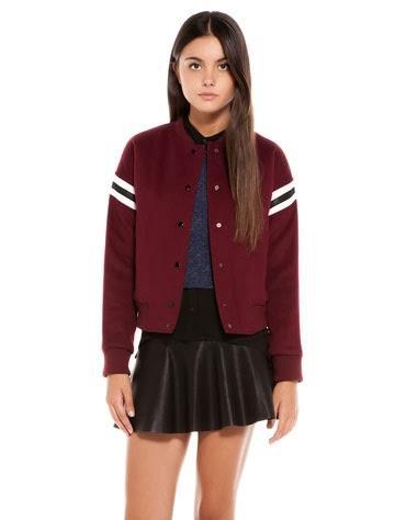 beisbolera Bershka High school chaqueta Bershka