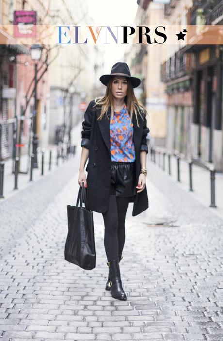 street style barbara crespo eleven paris tshirt colors hat fashion blogger outfit