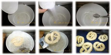 Pretzels salados con sésamo y semillas de amapola