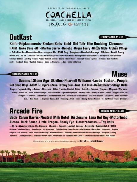 Cartel definitivo de Coachella 2014