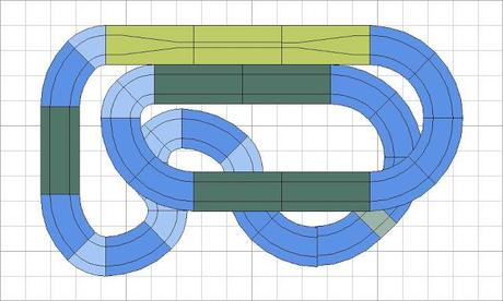 Montaje nº 87. Scalextric pequeño de dos plantas.