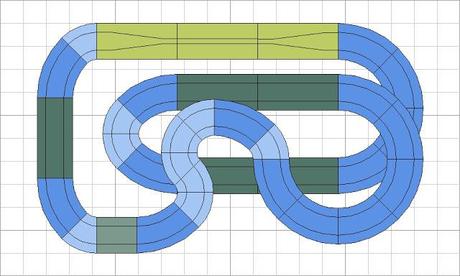 Montaje nº 87. Scalextric pequeño de dos plantas.
