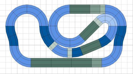 Montaje nº 88. Pequeño circuito de slot plano.