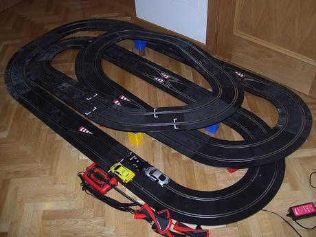 Montaje nº 91. Circuito de 2 plantas en 2,4 x 1,2