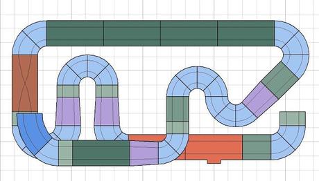 Montaje nº 99. Pequeño circuito de 3 plantas.