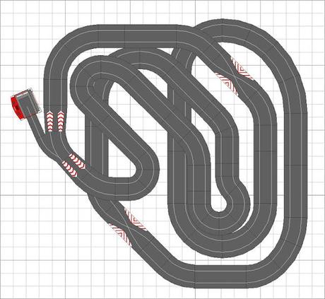 Montaje nº 101. Circuito con cajón de rally