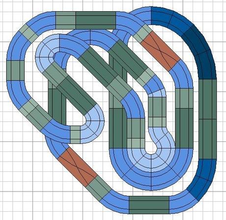 Montaje nº 101. Circuito con cajón de rally