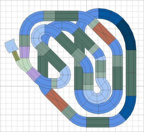 Montaje nº 101. Circuito con cajón de rally