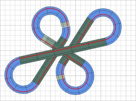 Montaje nº 82. Circuito de los cuatro lazos ocultos.