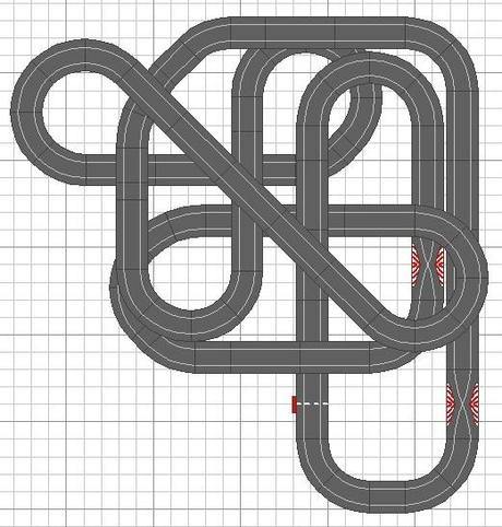 Montaje nº 82. Circuito de los cuatro lazos ocultos.
