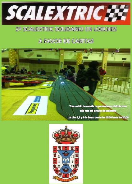 Scalextric y pequetren solidario en Loeches -  Madrid.  (incluye video del circuito grabado desde un tren en movimiento)