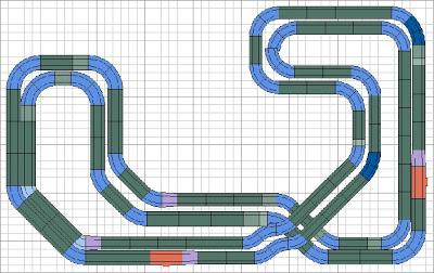 Scalextric y pequetren solidario en Loeches -  Madrid.  (incluye video del circuito grabado desde un tren en movimiento)