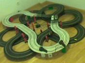 Montajes slot. Circuito flor pétalos otros mucha simetría.