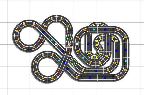 Montajes de slot. Nº 9. Circuito de rally base y dos ampliaciones posibles.