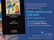 Presentación Madrid antología "Cuento Español Actual (1992-2012)"