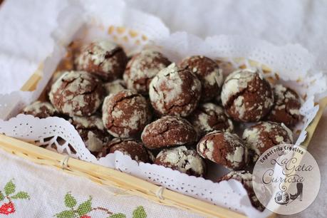 GALLETAS CRAQUELADAS DE CASTAÑAS Y CHOCOLATE