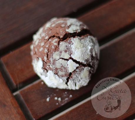 GALLETAS CRAQUELADAS DE CASTAÑAS Y CHOCOLATE