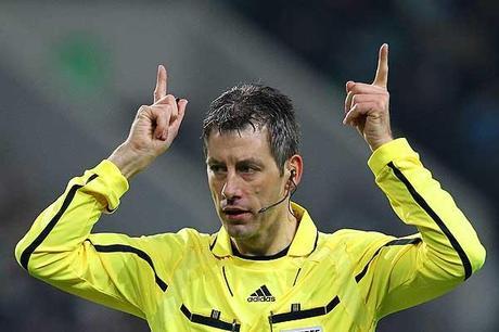 Germany Soccer Europa League Referee