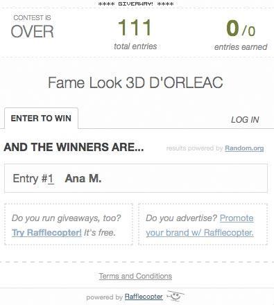 GANADORA SORTEO D'ORLEAC GANADORA SORTEO D'ORLEAC