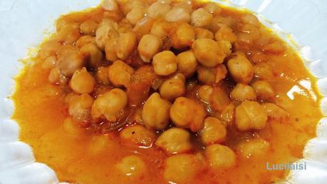 Garbanzos con pimentón y pimienta