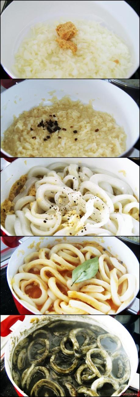 calamares en su tinta